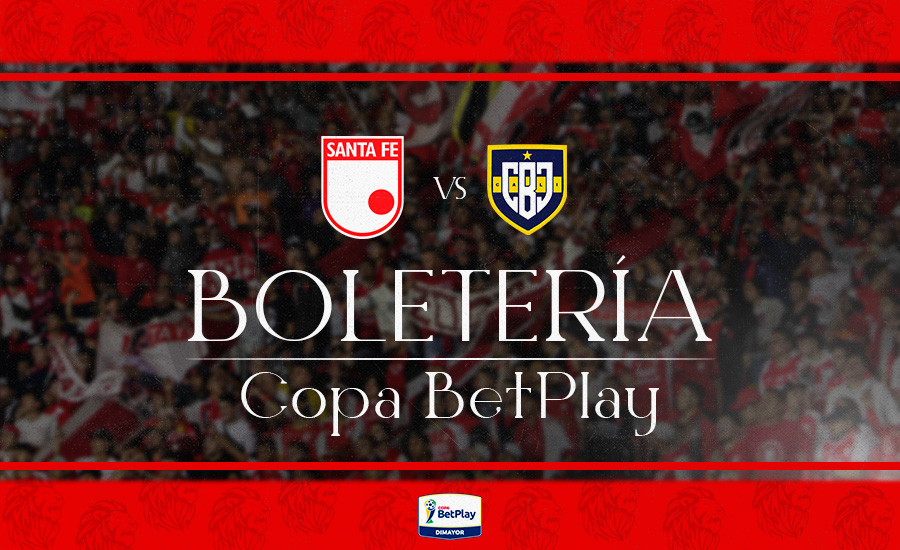 [Boletería] Santa Fe vs Boca - Copa BetPlay - Independiente Santa Fe